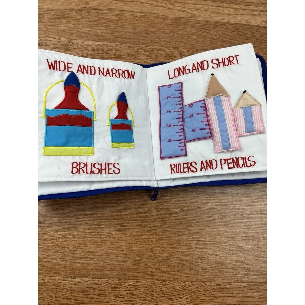 My Book of Opposites‎ Soft Fabric Book with Handles & Removable Pieces NEW